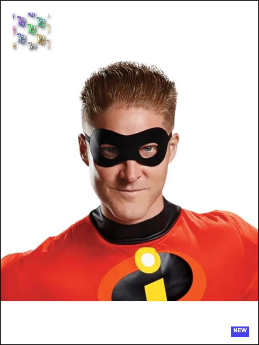 The Incredibles Mr. Incredible Adult Costume Plus Size Cosplay Jumpsuit with